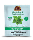 [Okay] Peppermint Leave-In Deep Conditioner, Soothing & Invigorating 1.5oz
