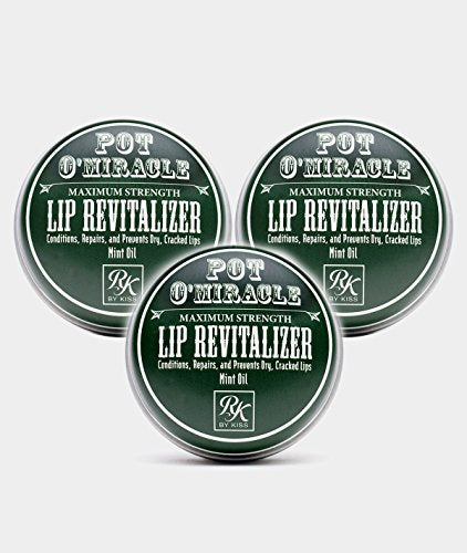 Ruby Kisses Pot O Miracle Maximum Strength Lip Revitalizer Balm Mint Oil Rb01