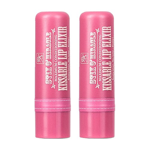 Ruby Kisses Stix O Miracle Maximum Conditioning Kissable Lip Elixir Balm Rbx03 [2 Pack]