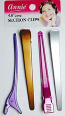 [Annie] Plastic Section Clip 4.6" 4Pcs -