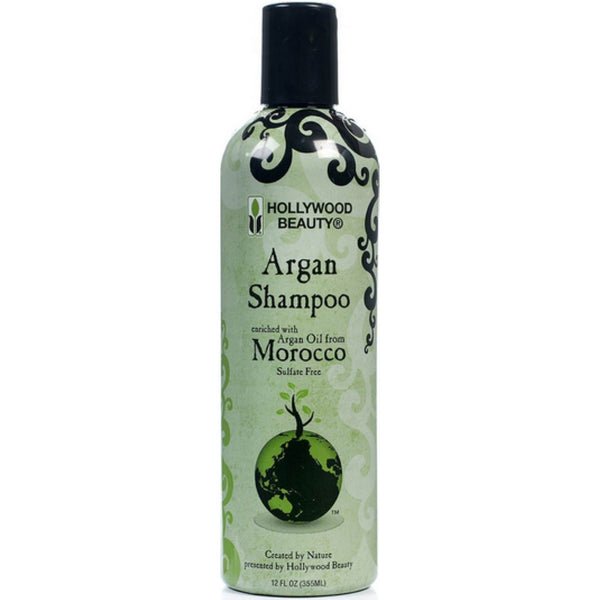 [Hollywood Beauty] Argan Oil Shampoo From Morocco 12Oz Sulfate Free