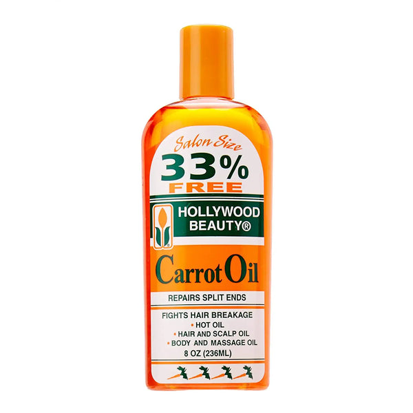 [Hollywood Beauty] Carrot Oil Repairs Split Ends 8oz