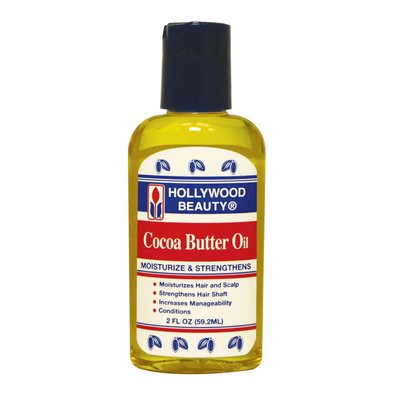 [Hollywood Beauty] Cocoa Butter Oil Moisturize & Strengthens 2Oz