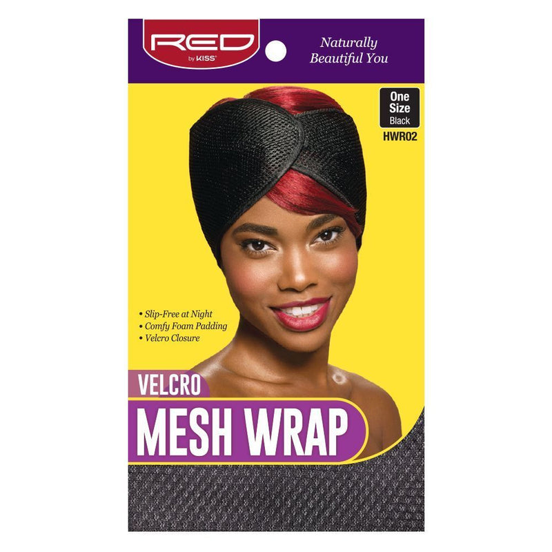 Red By Kiss Silky Satin Mesh Wrap One Size Black