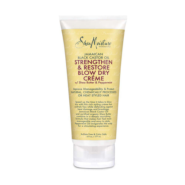 Shea Moisture Jamaican Black Castor Oil Strengthen & Restore Blow Dry Creme 6Oz
