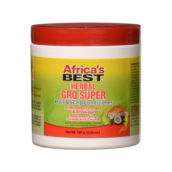 [Africa'S Best] Herbal Gro Super Hair & Scalp Conditioner 5.25Oz