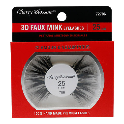 [Cherry Blossom] 3D Faux Mink Lashes 25mm