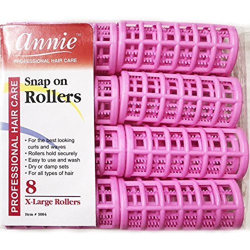 [Annie] Snap On Rollers X-Large 8Pcs