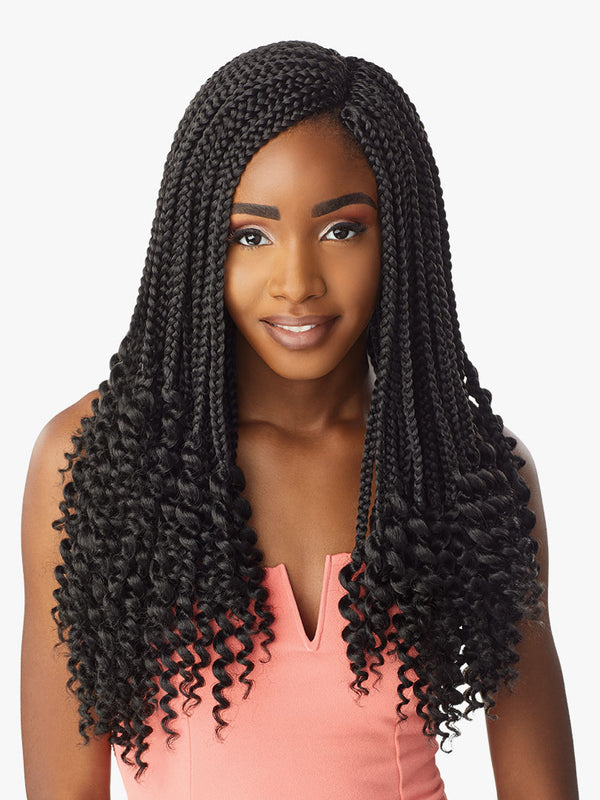 Sensationnel Lulutress Synthetic Crochet Braid - 3x Goddess Box Braid 18"