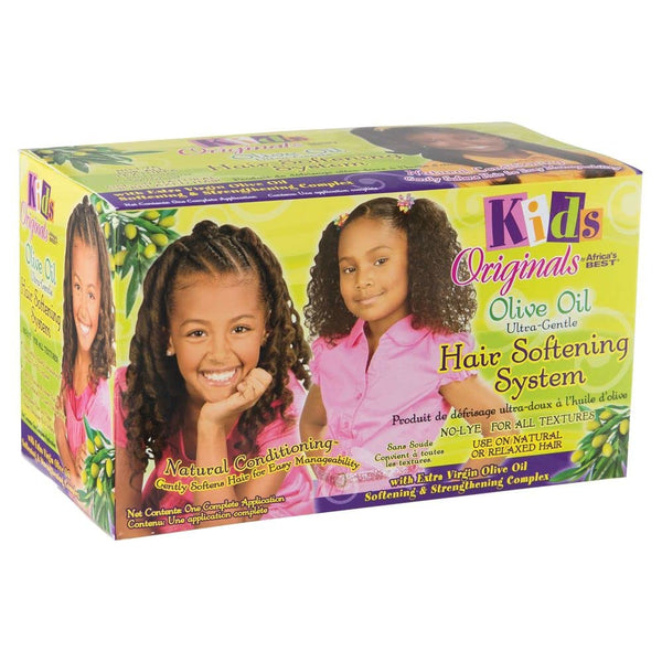 [Africa'S Best] Kids Organics No Lye Hair Softening System Kit Ultra Gentle