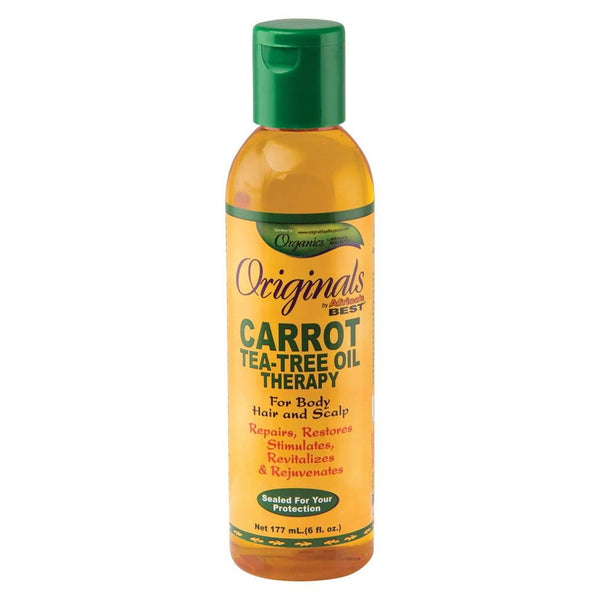 [Africa'S Best] Organics Carrot Tea-Tree Oil Therapy For Body, Hair & Scalp 6Oz