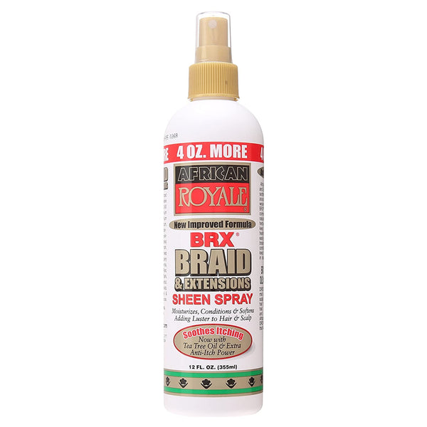 African Royale Brx Braid & Extensions Sheen Spray 12Oz
