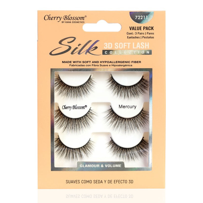 Cherry Blossom 3D Soft Lash Value Pack 3 Pairs