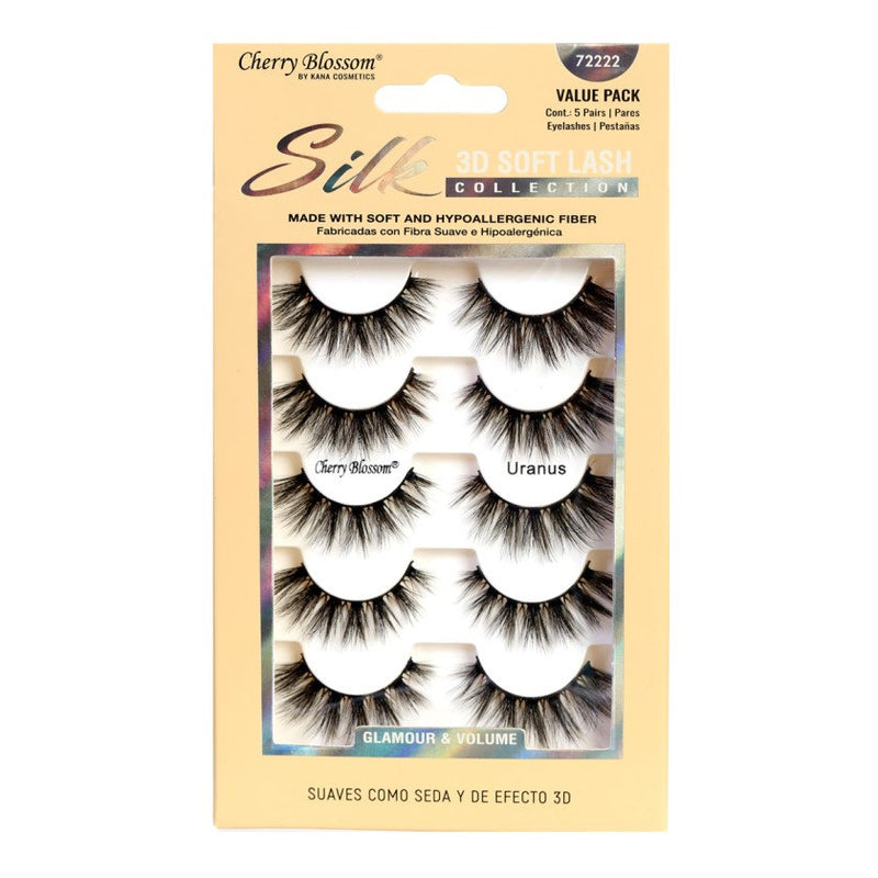 Cherry Blossom 3D Soft Lash Value Pack 5 Pairs