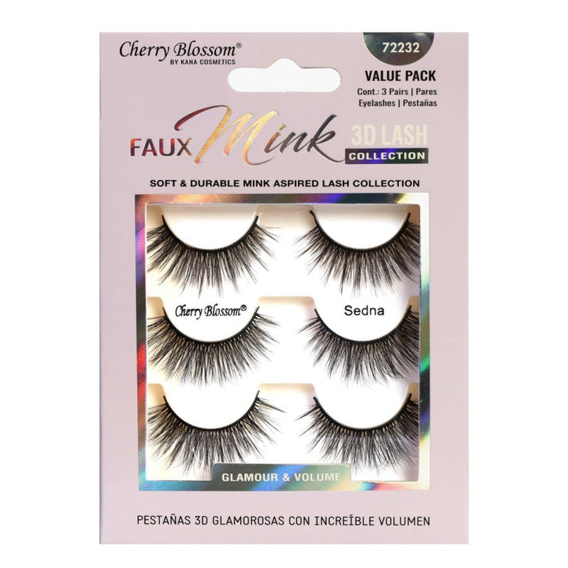 Cherry Blossom 3D Soft Lash Value Pack 3 Pairs (Packs)