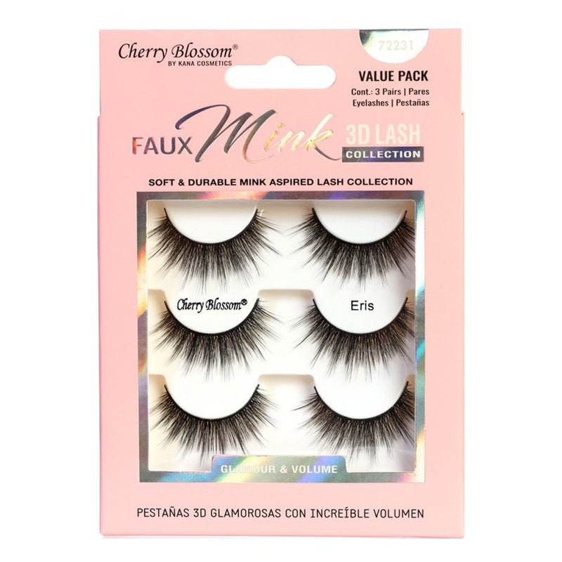 Cherry Blossom 3D Soft Lash Value Pack 3 Pairs