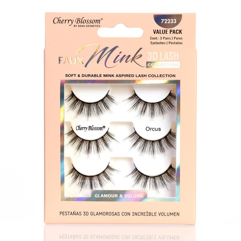 Cherry Blossom 3D Soft Lash Value Pack 3 Pairs (Packs)