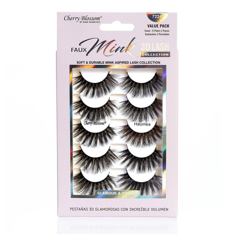 Cherry Blossom 3D Soft Lash Value Pack 5 Pairs