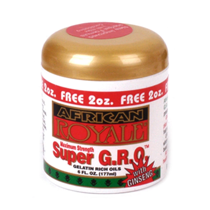 African Royale Super Gro Maximum Strength Gelatin Rich Oil 6Oz