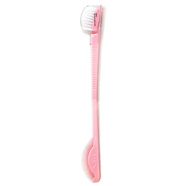 Ebin New York 2 In 1 24 Hour Edge Tamer Brush, Pink (Hard Type)