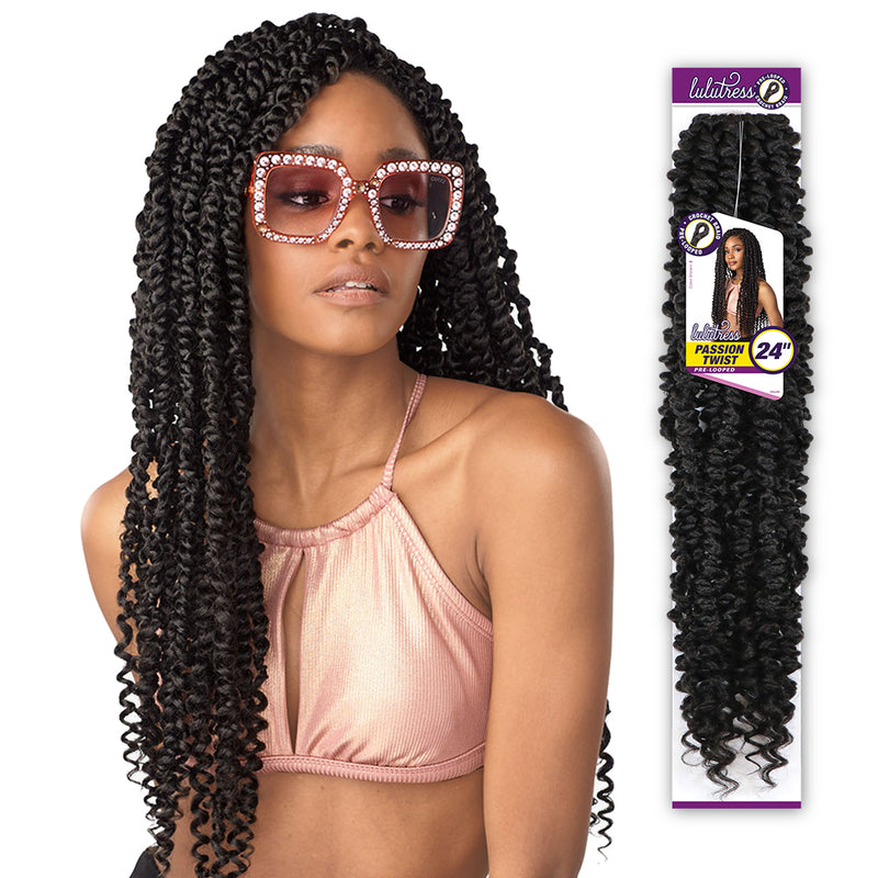 Sensationnel Lulutress Synthetic Crochet Braid - Passion Twist 24"