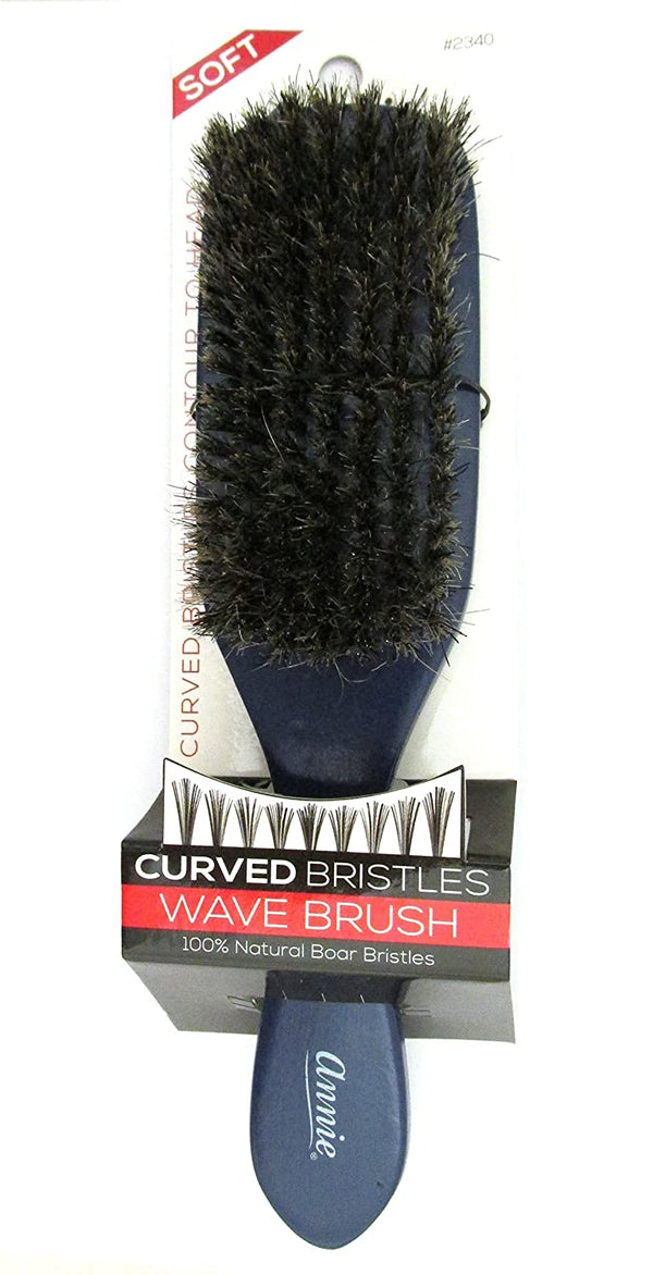 [Annie] Soft Curved Bristles Wave Brush