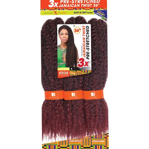 Sensationnel X-pression Pre-stretched Crochet Braid - 3x Jamaican Twist 36"