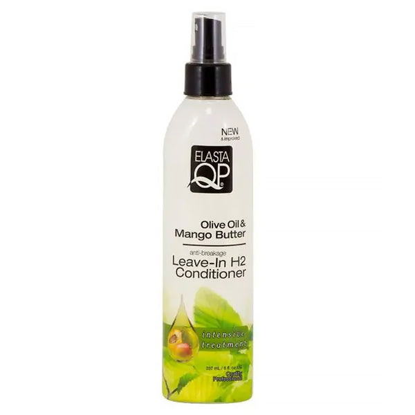 [Elasta Qp] Olive Oil & Mango Butter Anti-Breakage Leave-In H2 Conditioner 8Oz