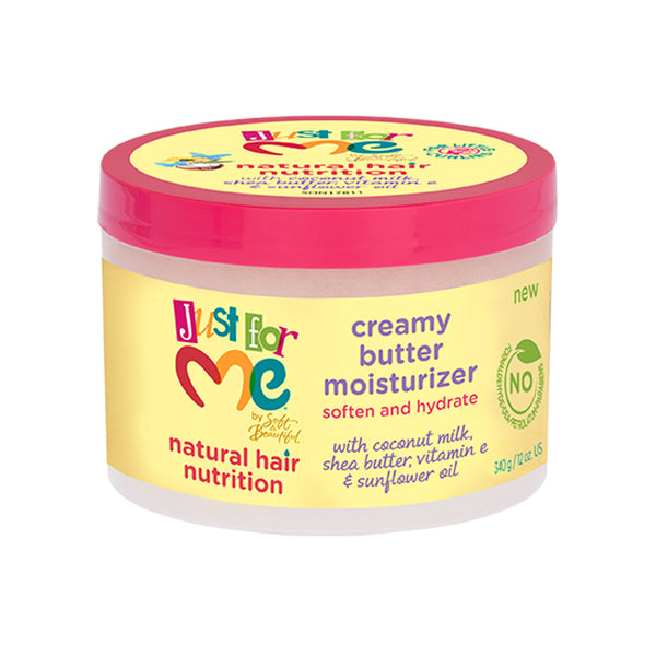 [Soft & Beautiful] Just For Me Natural Hair Nutrition Creamy Butter Moisturizer 12Oz
