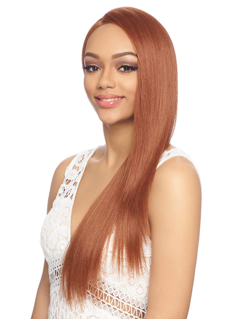 Harlem 125 Synthetic 4x4 Swiss Silk Base Lace Front Wig - Fls51