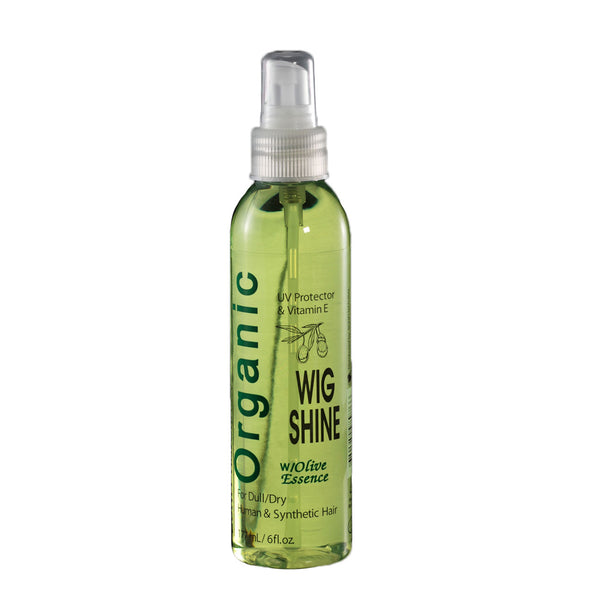 [Bonfi Natural] Organic Wig Shine W/ Olive Essence Uv Protector & Vitamin E 6Oz