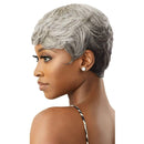 Fab & Fly Gray Glamour Unprocessed Human Hair Wig - Addison