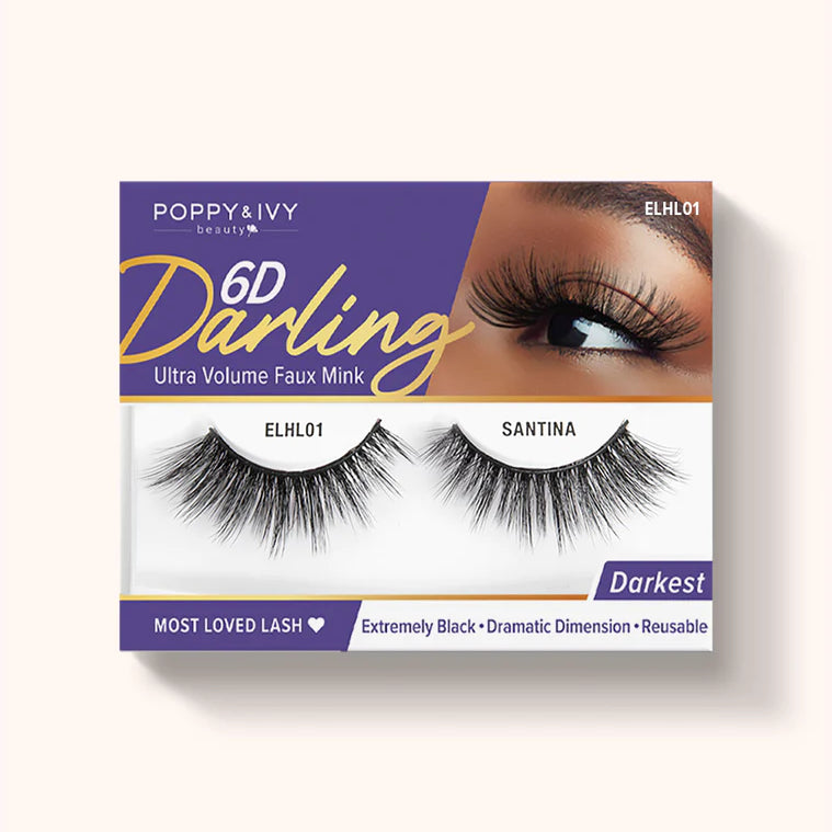 Poppy & Ivy 6d Darling Ultra Volume Faux Mink Lashes