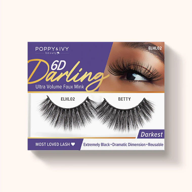 Poppy & Ivy 6d Darling Ultra Volume Faux Mink Lashes