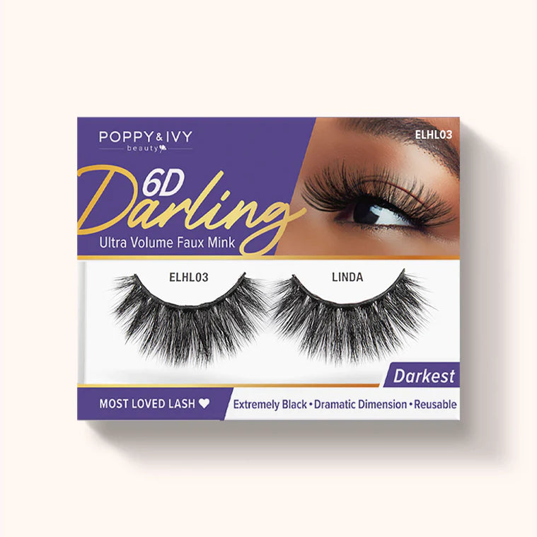 Poppy & Ivy 6d Darling Ultra Volume Faux Mink Lashes