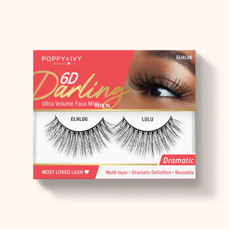 Poppy & Ivy 6d Darling Ultra Volume Faux Mink Lashes