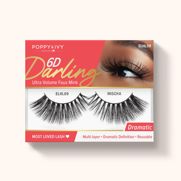 Poppy & Ivy 6d Darling Ultra Volume Faux Mink Lashes