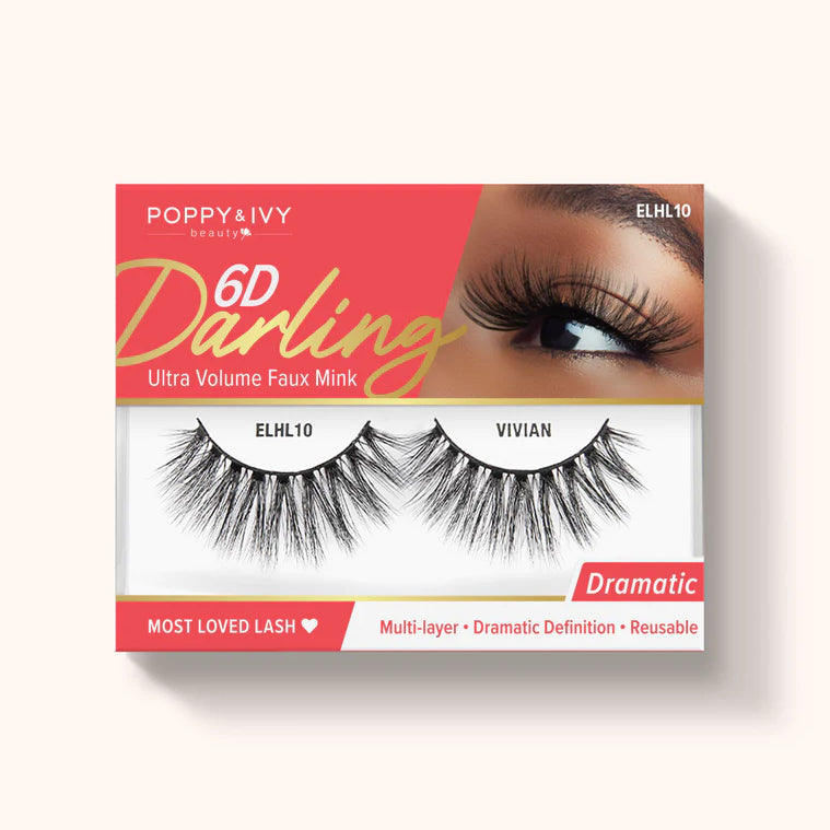 Poppy & Ivy 6d Darling Ultra Volume Faux Mink Lashes