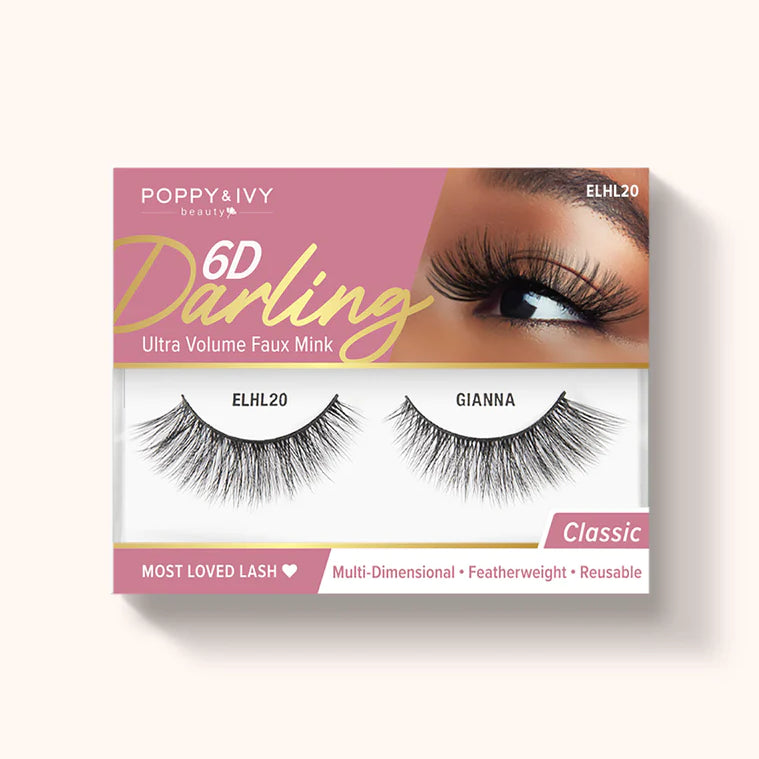 Poppy & Ivy 6d Darling Ultra Volume Faux Mink Lashes