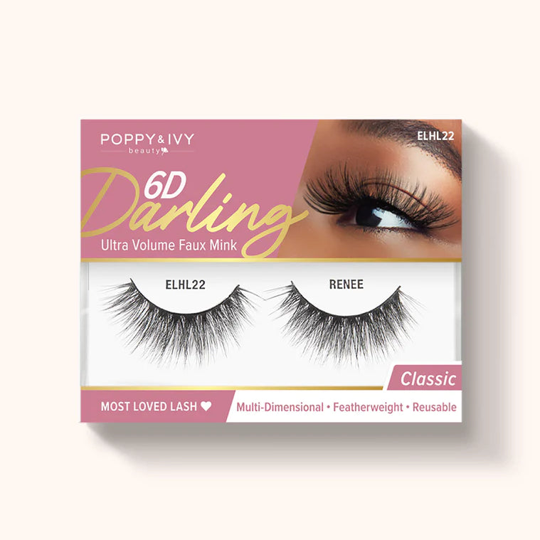 Poppy & Ivy 6d Darling Ultra Volume Faux Mink Lashes