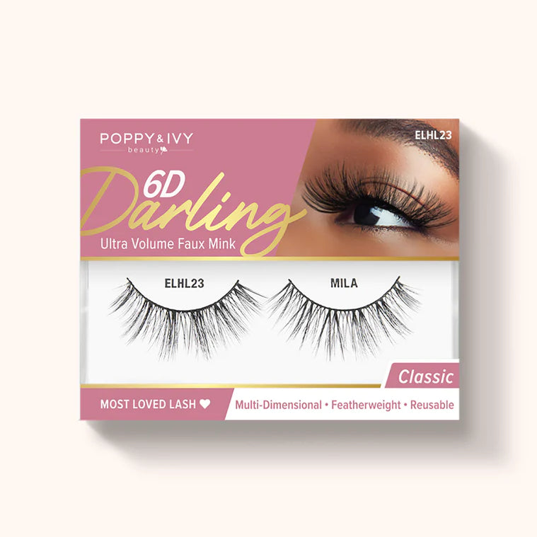 Poppy & Ivy 6d Darling Ultra Volume Faux Mink Lashes