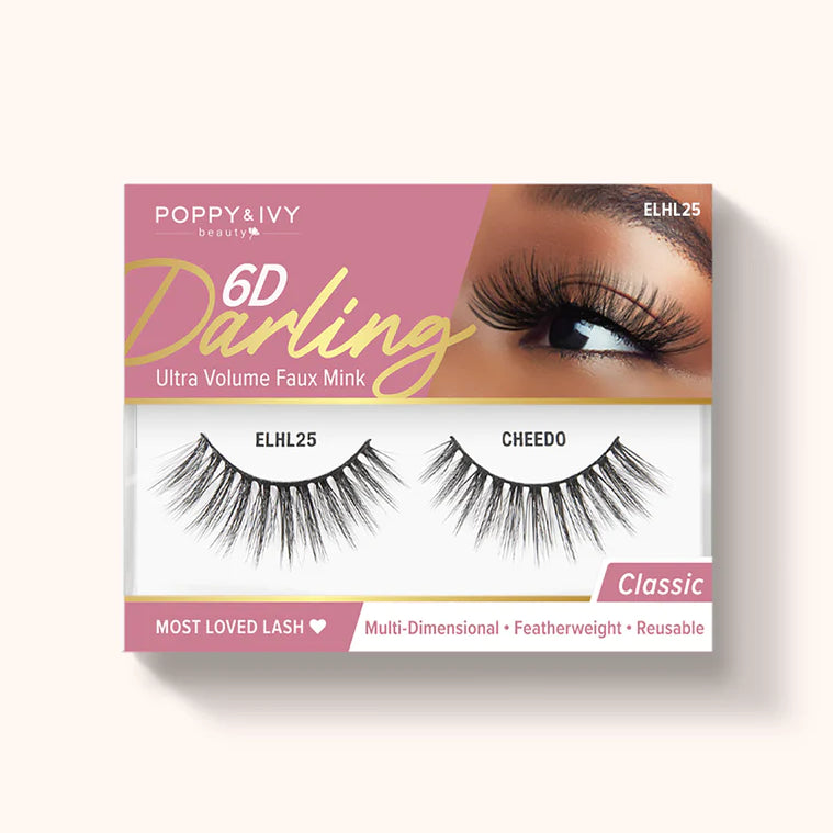 Poppy & Ivy 6d Darling Ultra Volume Faux Mink Lashes