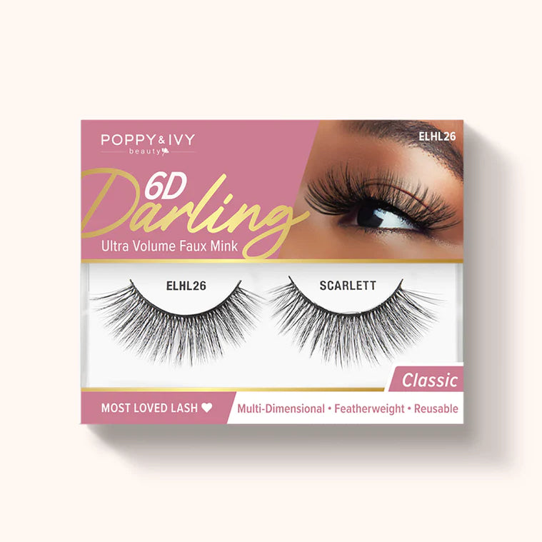 Poppy & Ivy 6d Darling Ultra Volume Faux Mink Lashes