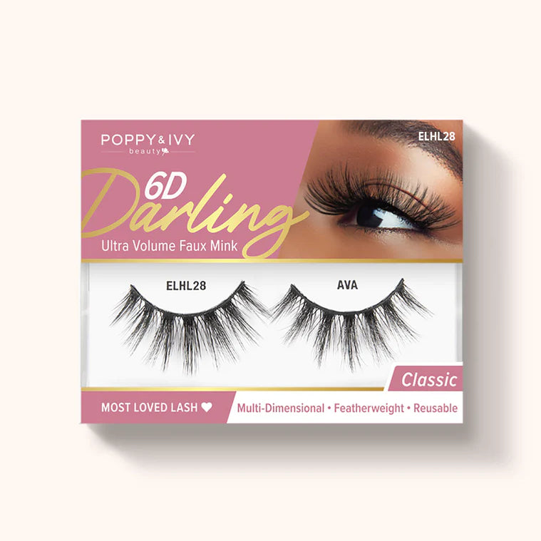 Poppy & Ivy 6d Darling Ultra Volume Faux Mink Lashes