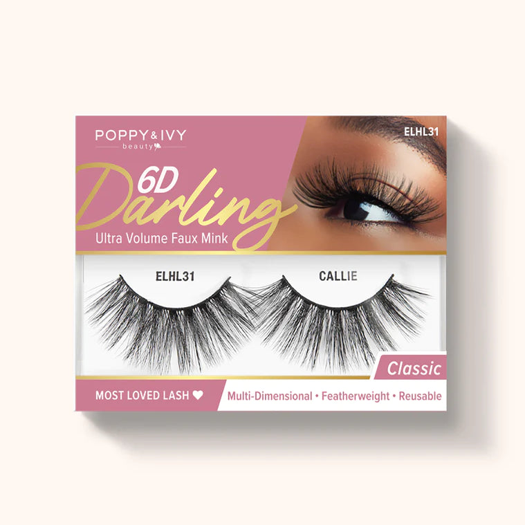 Poppy & Ivy 6d Darling Ultra Volume Faux Mink Lashes