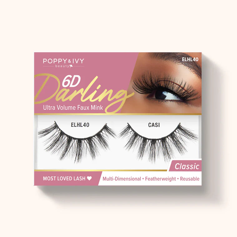 Poppy & Ivy 6d Darling Ultra Volume Faux Mink Lashes