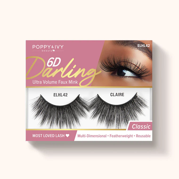 Poppy & Ivy 6d Darling Ultra Volume Faux Mink Lashes