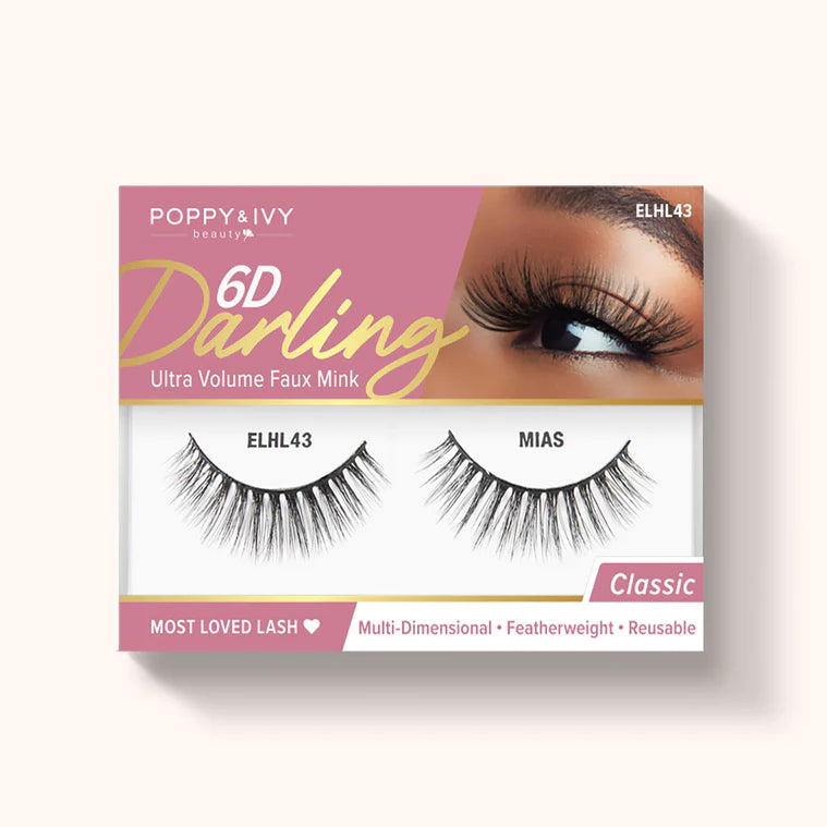 Poppy & Ivy 6d Darling Ultra Volume Faux Mink Lashes