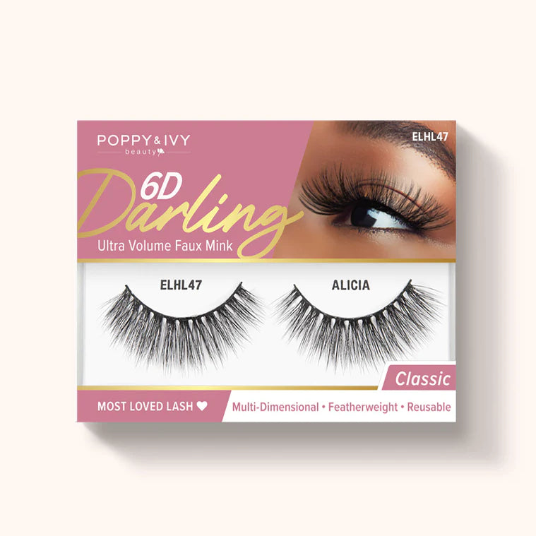 Poppy & Ivy 6d Darling Ultra Volume Faux Mink Lashes