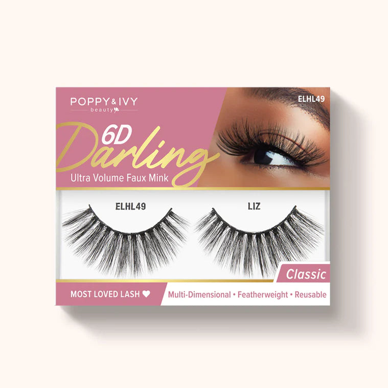 Poppy & Ivy 6d Darling Ultra Volume Faux Mink Lashes